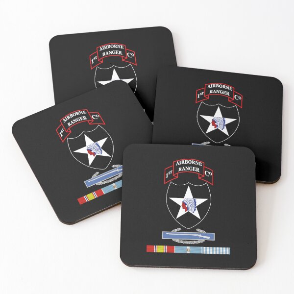Item preview, 1st Ranger Infantry Co - 2nd ID SSI w CIB KOREA SVC X 300 designed and sold by Military Insignia Products.