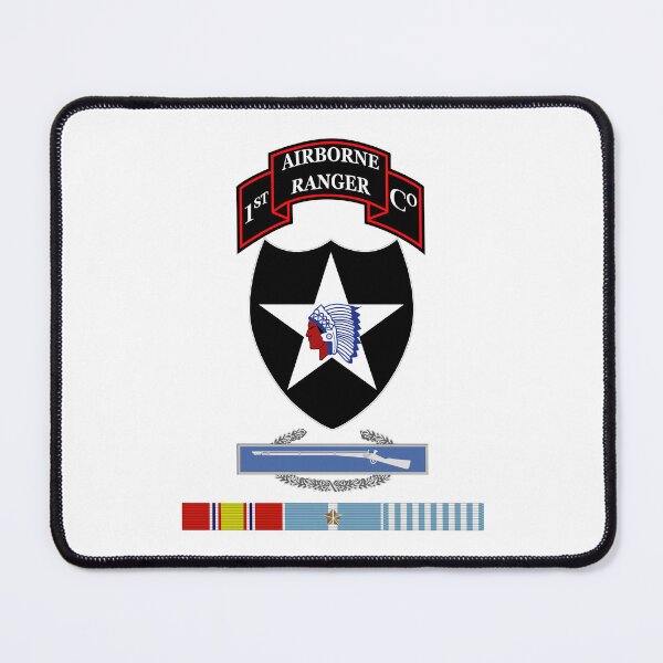 Item preview, 1st Ranger Infantry Co - 2nd ID SSI w CIB KOREA SVC X 300 designed and sold by Military Insignia Products.