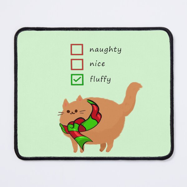 Item preview, Naughty Nice Checklist, Christmas Cats, Funny Cat Shirt, Cat Christmas, Cat Christmas Sweater designed and sold by Siela.