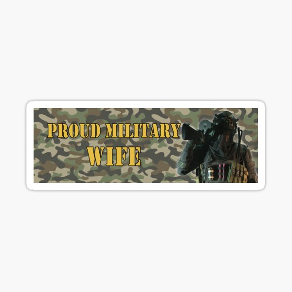 COD Military Wife Sticker (Konig) Sticker
