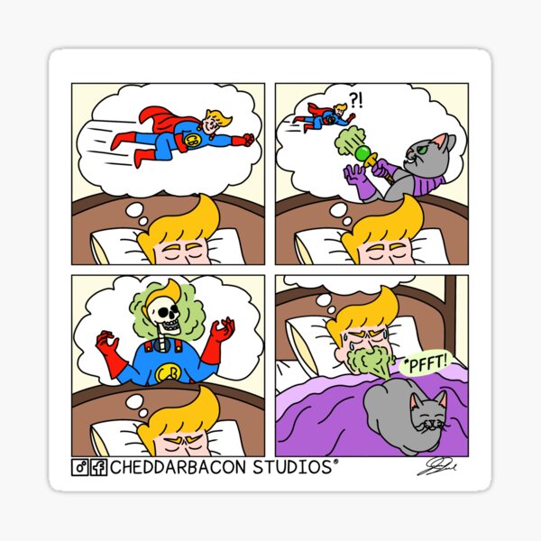Cat Wizard Sticker