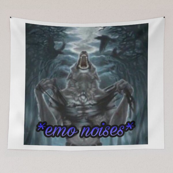 Item preview, Emo wolf is mad designed and sold by athanimeworm.
