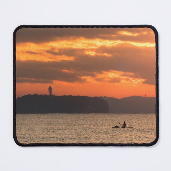 Item preview, Chigasaki Beach Sunrise with Enoshima - Japan designed and sold by Jordan McChesney.