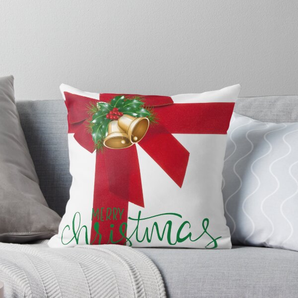 Item preview, Merry Christmas red ribbon designed and sold by 767Certified.