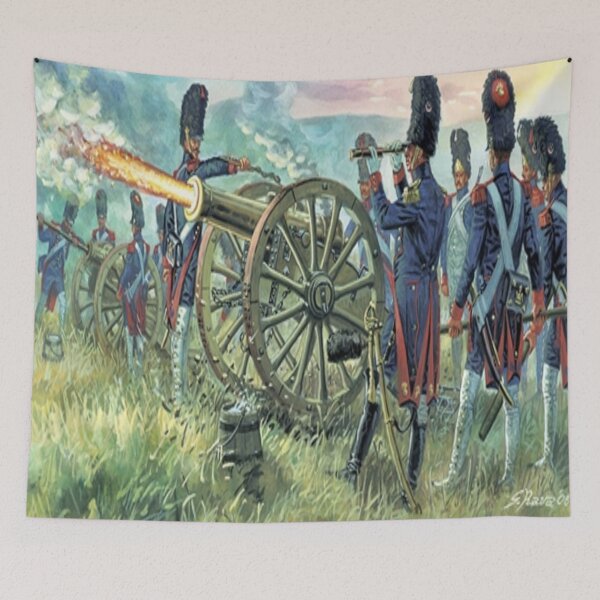Item preview, Napoleonic Wars - French Guard Artillery - Art Print - Design designed and sold by TheHappyK.