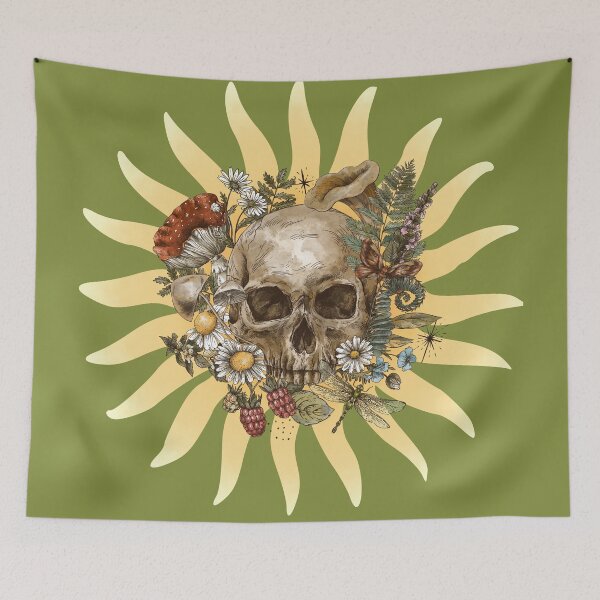 Item preview, Fröhlicher Pilz & Skelett designed and sold by DJava-ArtO.