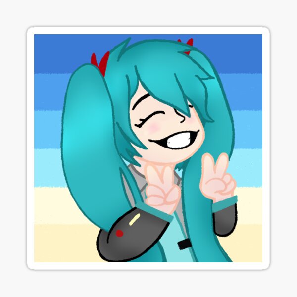 Hatsune Miku  Sticker for Sale by StrawberriStorm