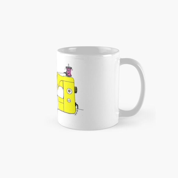 Evil Sewing Machine Cartoon Classic Mug
