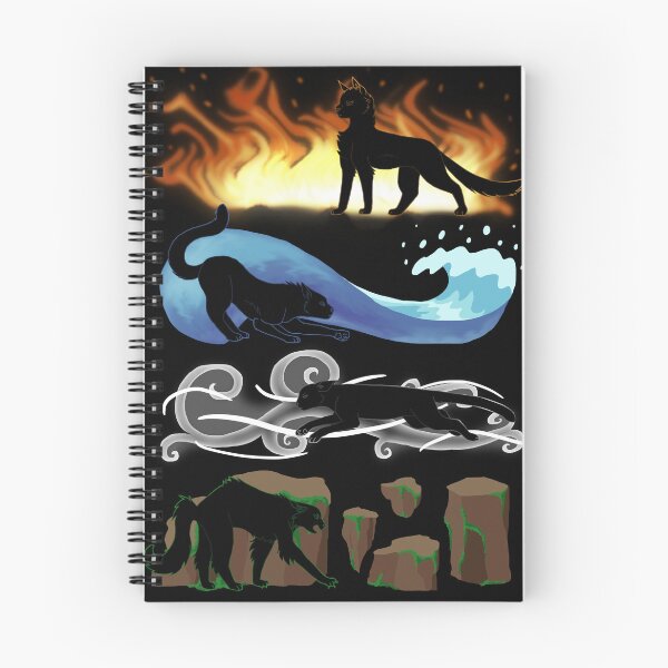 Item preview, Four Elements, Four Cats designed and sold by Kara Hatton.