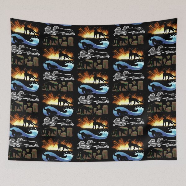 Item preview, Four Elements, Four Cats designed and sold by Kara Hatton.