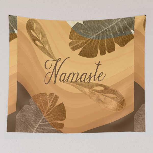 Item preview, Namaste yoga relaxing artwork  designed and sold by TipTopTapo.
