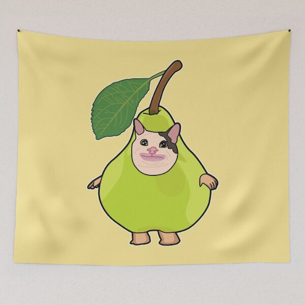 Item preview, Pear Beluga Cat fruit meme designed and sold by Rzera-.