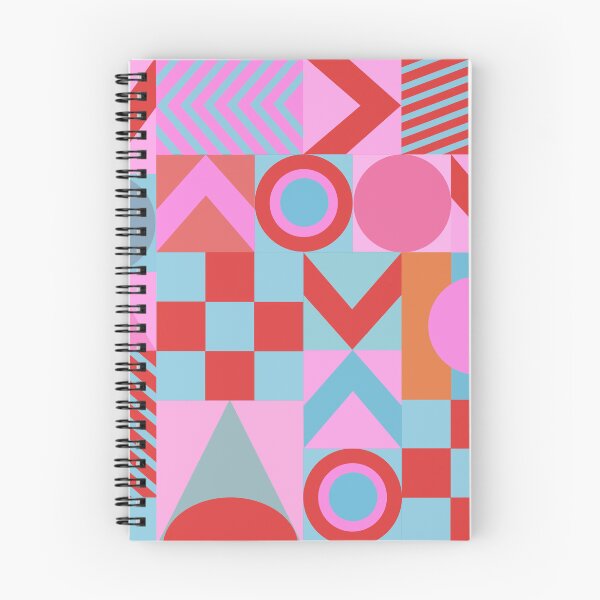 Item preview, seamless geometric pattern with triangles circles four squares designed and sold by UnloveToy10.