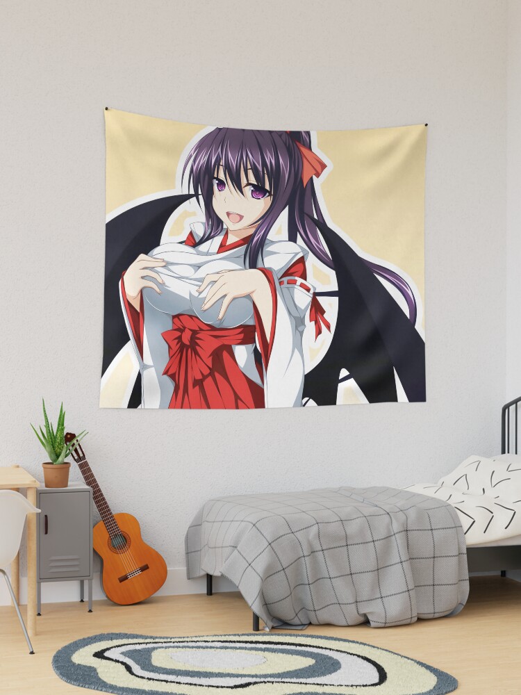 Akeno Himejima High School DxD Anime Girl Drawing Fanart Greeting Card for  Sale by Spacefoxart