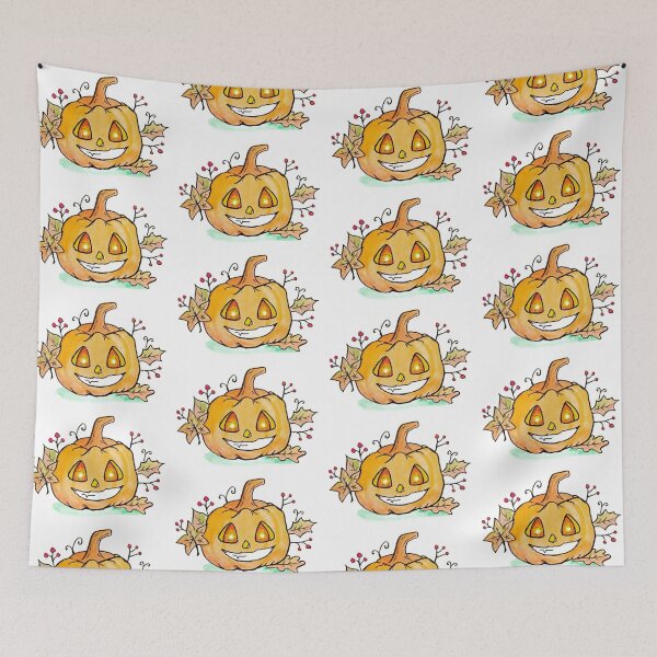 Item preview, Happy fall pumpkin designed and sold by jacquesnquarky.