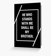 Dawn of War Force Commander - Warhammer 40000 Inspired Greeting Card