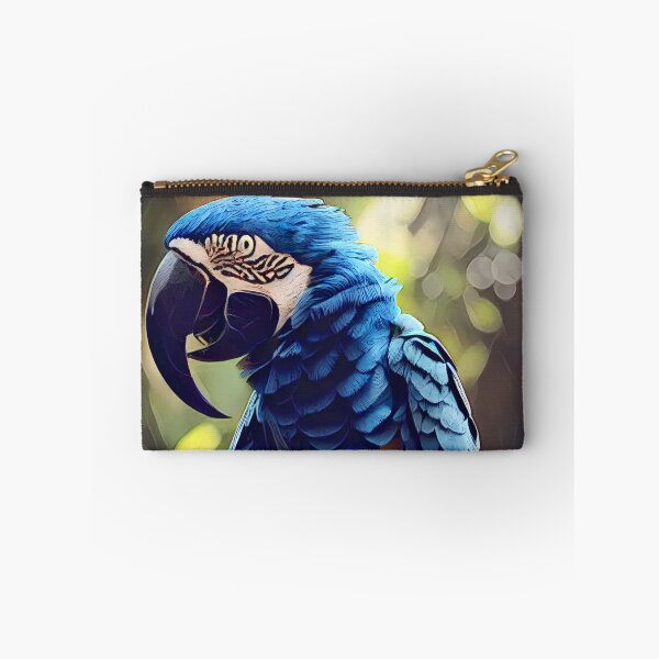 Item preview, Brazilian Blue Macaw With Hibiscus Flowers designed and sold by Heathermarie321.