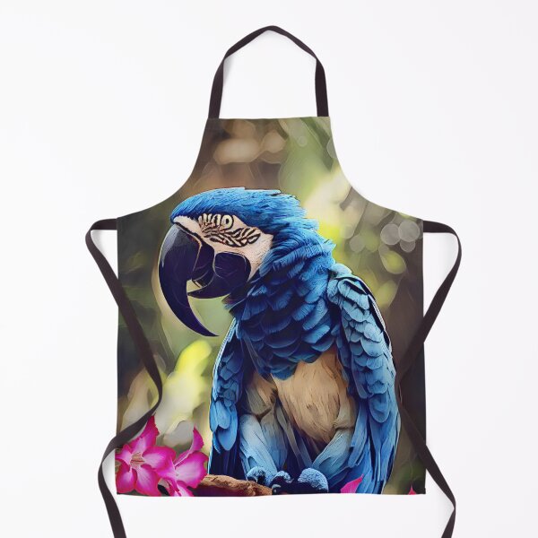 Item preview, Brazilian Blue Macaw With Hibiscus Flowers designed and sold by Heathermarie321.