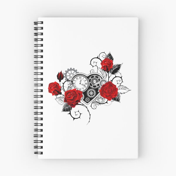 Item preview, Mechanical Heart with Red Roses designed and sold by Blackmoon9.