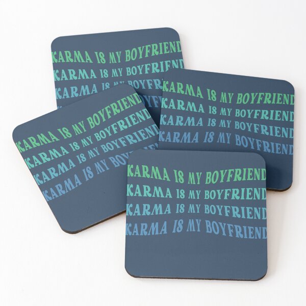 Item preview, KARMA IS MY BOYFRIEND - RETRO OMBRE designed and sold by LisaMichelleArt.