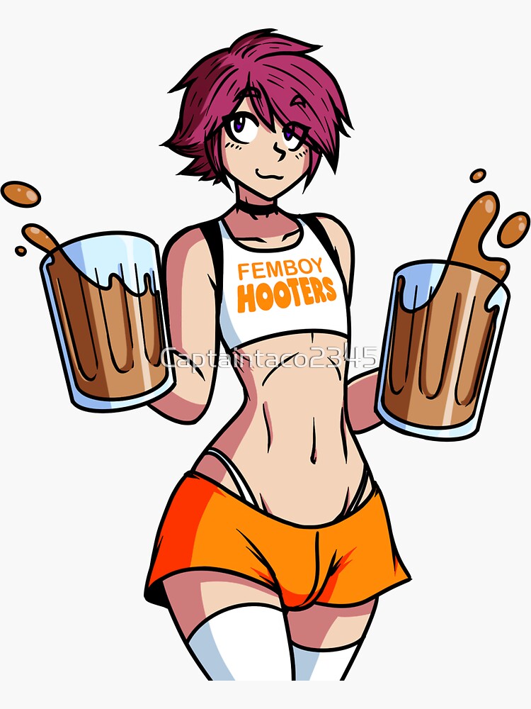 Femboy Hooters Sticker for Sale by Captaintaco2345