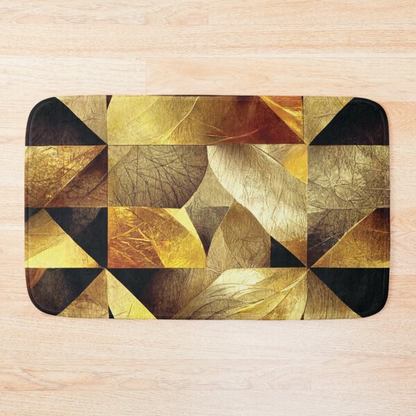 Item preview, The Luxury of Gold Abstract Art Print designed and sold by Beholder Images.