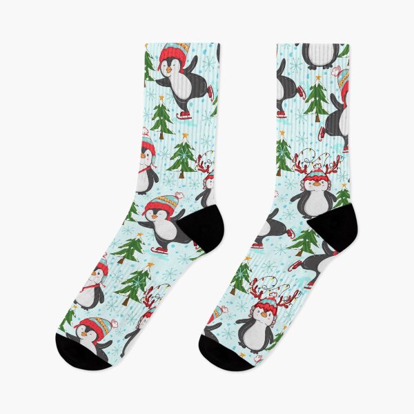 Item preview, Ice Skating Penguins designed and sold by mitalim.