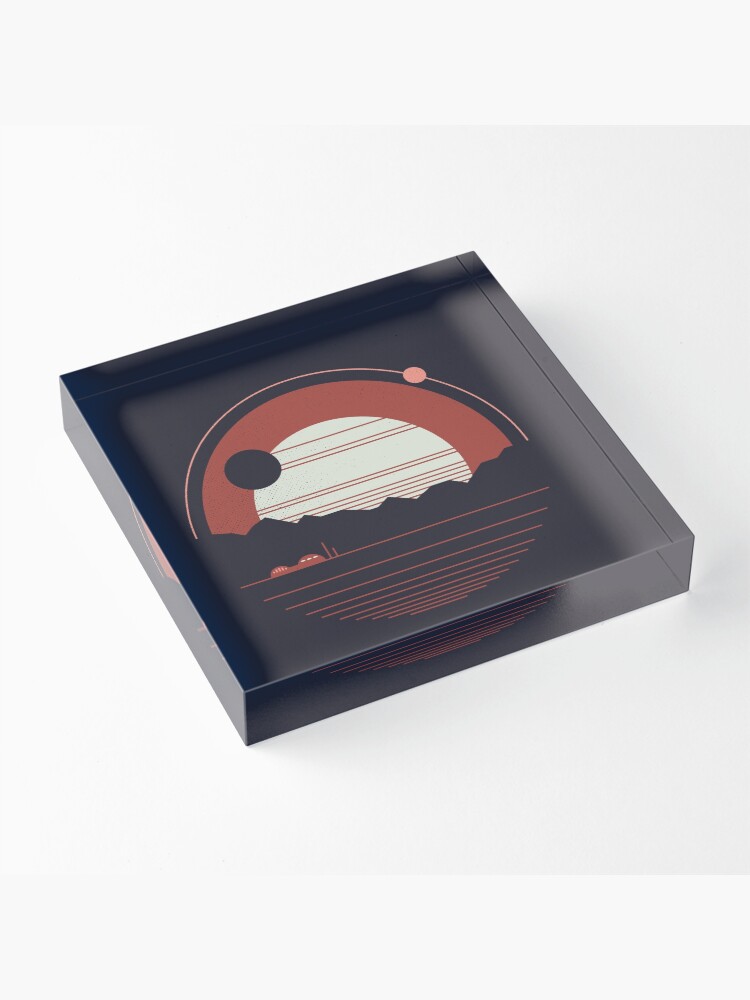 Alternate view of Solitude Acrylic Block