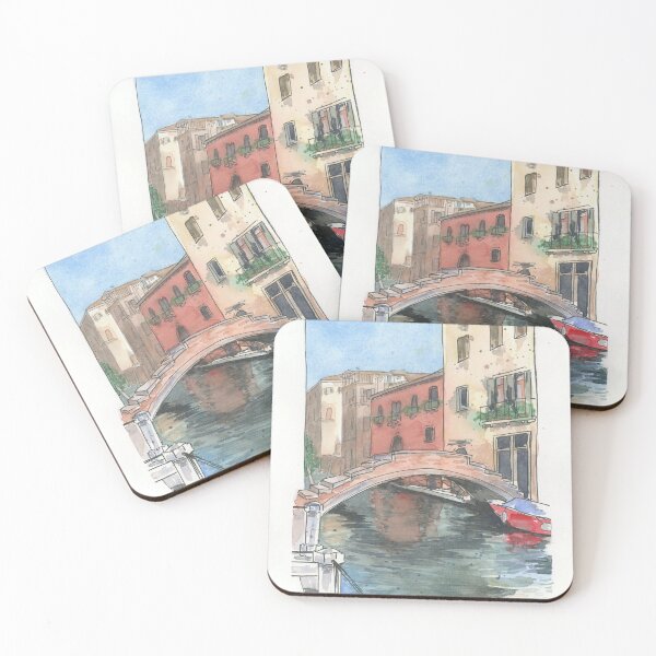 Item preview, Ponte Chiodo Venice in watercolour designed and sold by Art by Jane and James.