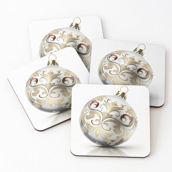 Item preview, Ornate Fancy Elegant Christmas Ornament designed and sold by Ealaionta Design.
