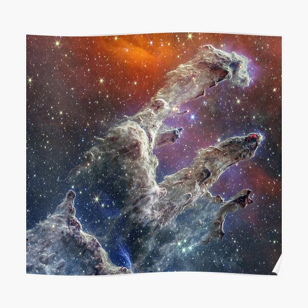 "Pillars of Creation" Poster for Sale by argallcreative Redbubble