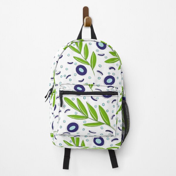 Aperçu de l'œuvre Imprimé graphique bleu design floral moderne créée et vendue par Melissa S. Anderson Studios.