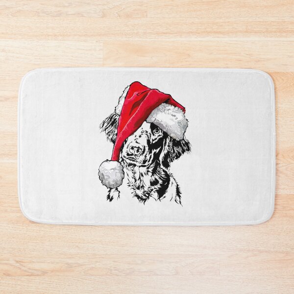 Item preview, Santa Large Munsterlander Merry Christmas Dogs designed and sold by dogarts.