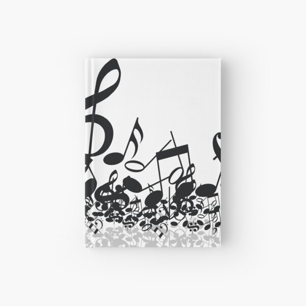Musical Notes Hardcover Journal