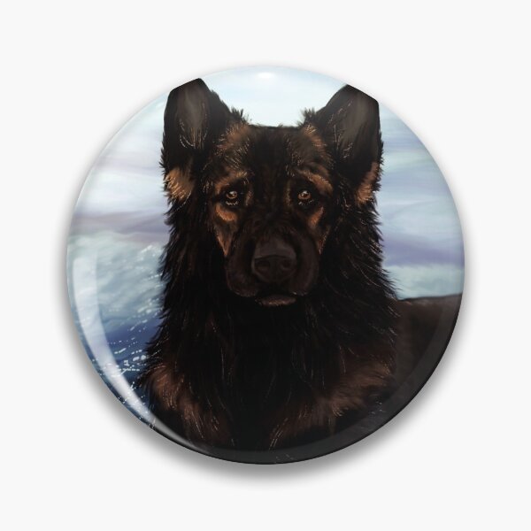 Item preview, German shepherd at beach designed and sold by Blaspur.