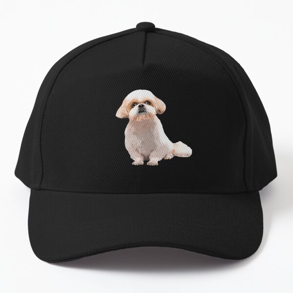 Casquette for Sale avec l'œuvre « Shih Tzu Chien Merveilleux » de l'artiste Elarex