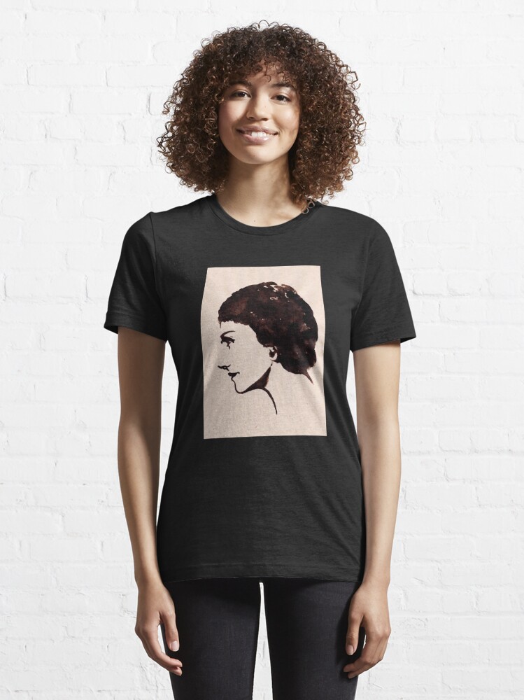 Gabrielle Chanel (Ink on paper) Essential T-Shirt for Sale by steamdesign