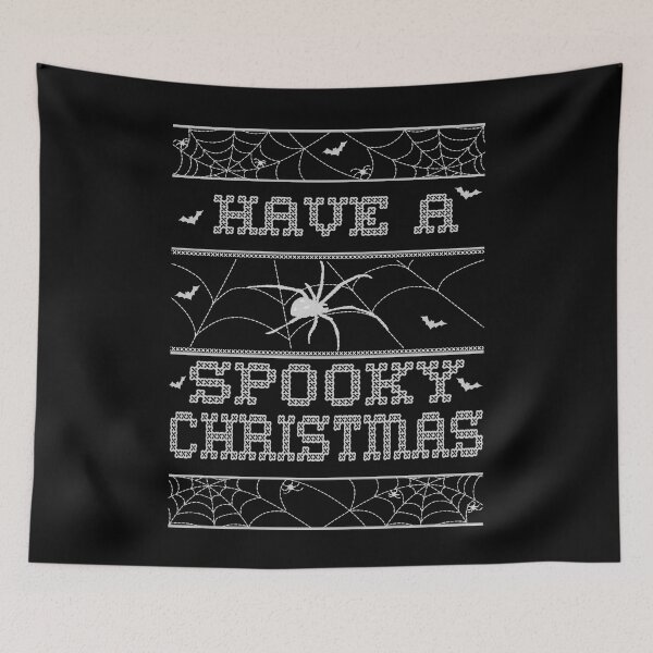 Item preview, Have A Spooky Christmas Gothic Grunge Spider Xmas  Ugly designed and sold by MyFreakyWorld.