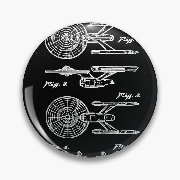 Item preview, Star Ship Patent - Science Fiction Fan Space Craft Art - White designed and sold by patentpress.