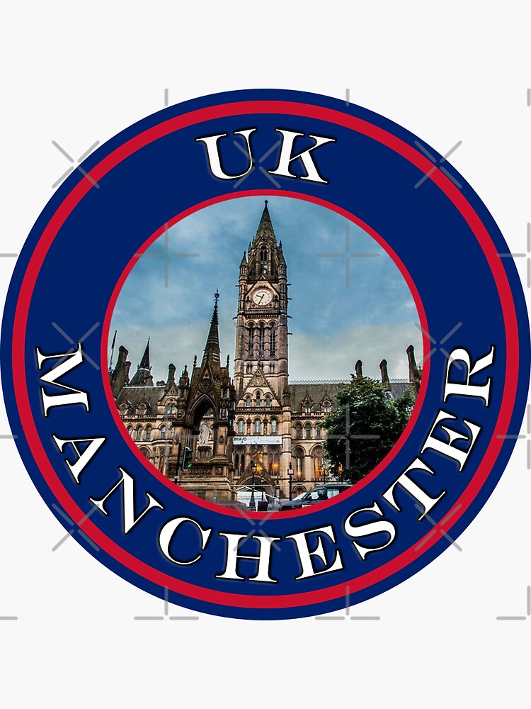 "United Kingdom Manchester Clock Tower Passport Stamps Collection