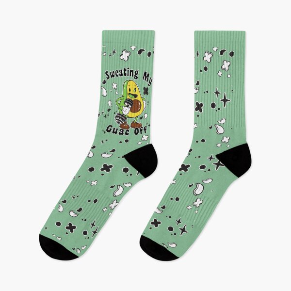Item preview, Sweating My Guac Off - Avocado - Workout Vintage Cartoon Weightlifting designed and sold by Gay-Koala.