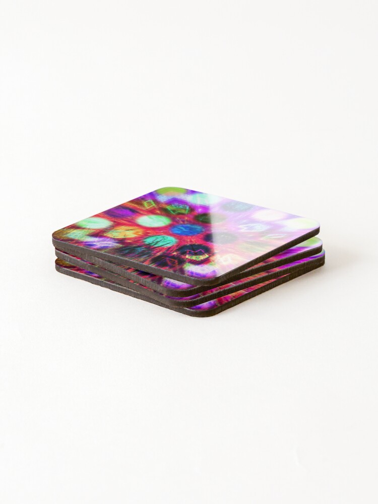 Thumbnail 4 of 5, Coasters (Set of 4), Color Inertia designed and sold by AgentSlimepunk.