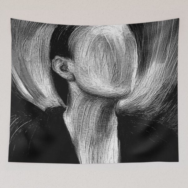 Item preview, Woman Without A Face. Digital Painting. Walls Of Fame designed and sold by WallsOfFameAust.