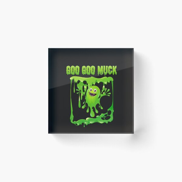 Item preview, Goo Goo Muck Green Slime Monster  designed and sold by t1n3333.