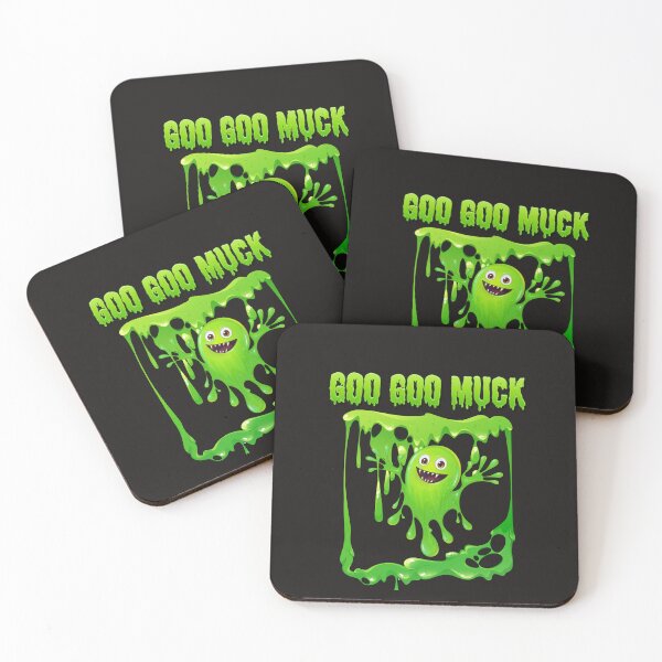 Item preview, Goo Goo Muck Green Slime Monster  designed and sold by t1n3333.
