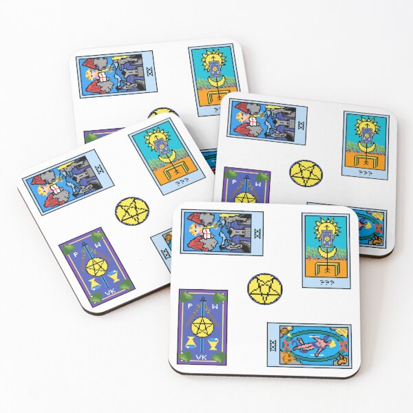 Item preview, Pixel Waite Tarot - 73rd Sticker Pack and Magnets designed and sold by Pixel Waite.