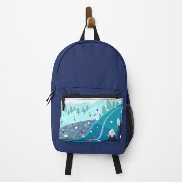 Item preview, People Sledding And Playing In The Snow In A Winter designed and sold by KandMe.