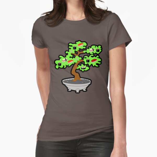 Sushi bonsai... Fitted T-Shirt