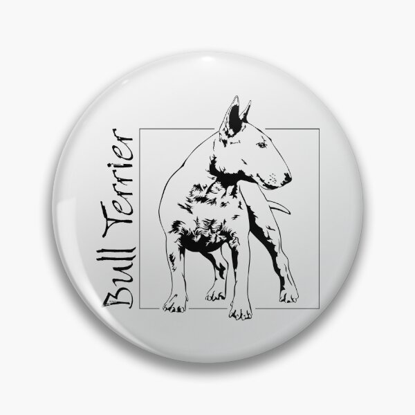 Item preview, English Bull Terrier Dog Portrait Portrait designed and sold by dogarts.