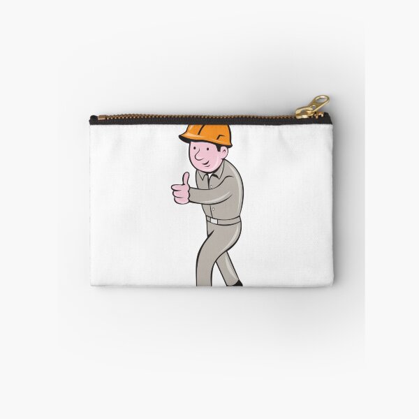 Item preview, Builder Construction Worker Thumbs Up Cartoon designed and sold by patrimonio.